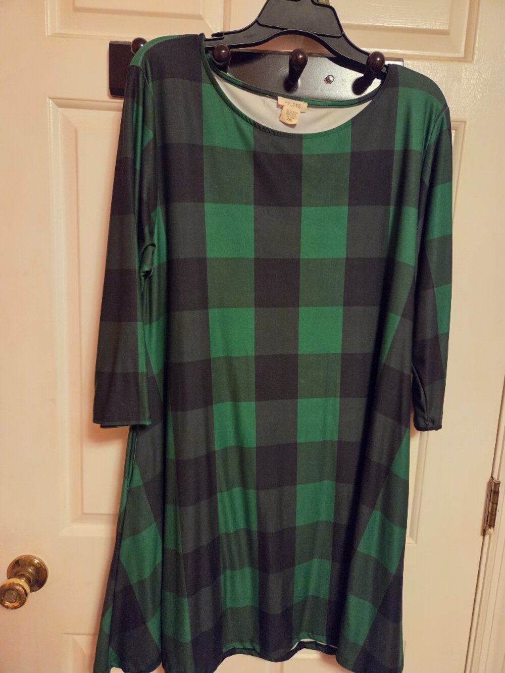 Yelete buffalo Plaid  Dress